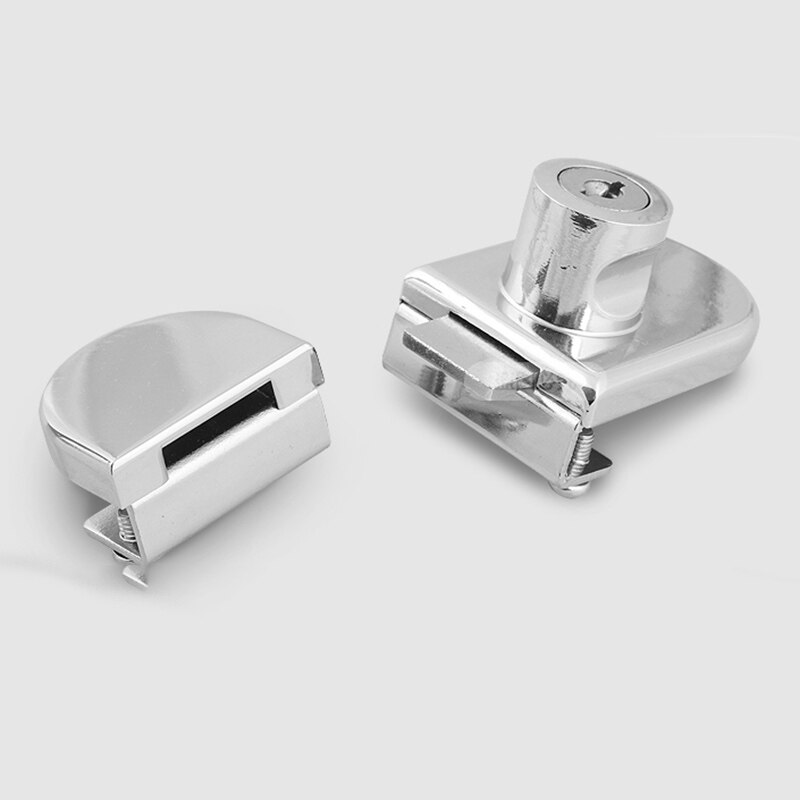 Cam Glas Deurslot Punch-Gratis Kast Mailbox Hangslot Kast Doos Slot Met 2 Sleutels Voor Meubels Hardware