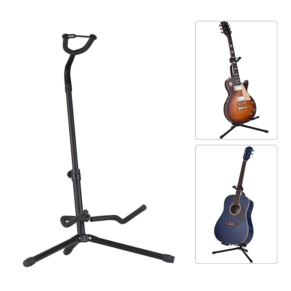 Guitar Floor Stand Metal Guitarra stand Musical Instrument Tripod Holder for Acoustic Electric Guitar Bass: Default Title