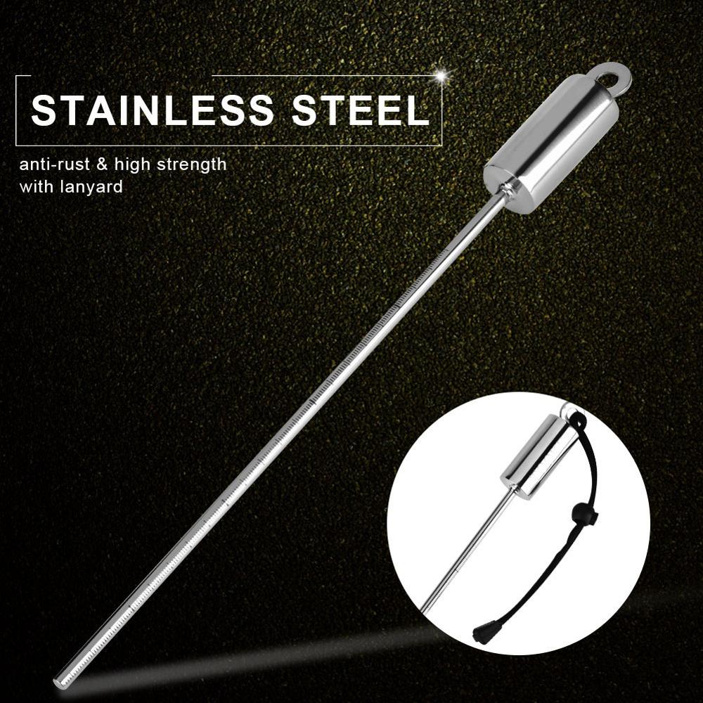 Nurkowanie homara kij ze stali nierdzewnej Homar nurkowanie kij wskaźnik pręt podwodny wibrator z smyczą pasek na rękę