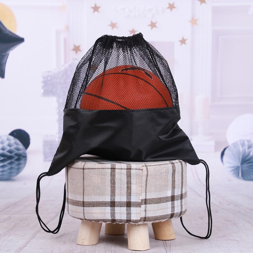 Sac en filet pour basket-ball, 1 pièce, Portable, Oxford, pour l&#39;extérieur, sacs de rangement multifonctionnels