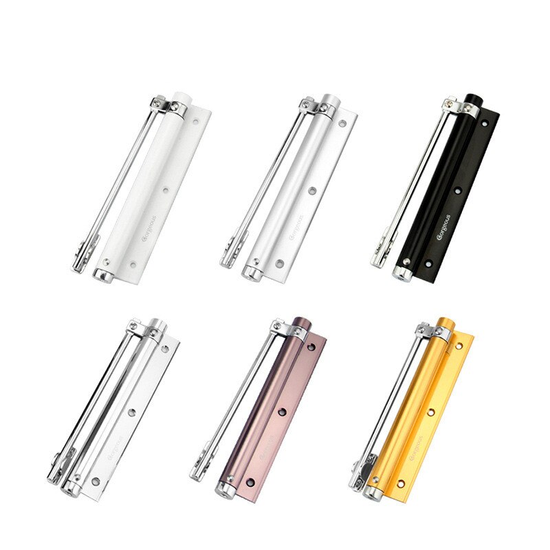 Hydraulic Door Closer Hinge Spring Adjustable Stainless Steel Concealed Automatic Door Closure Fire Mounted Home Door Hardware
