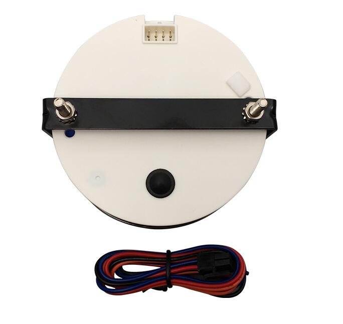 Velocímetro Universal de 85mm, odómetro, indicador de velocidad de 200 km/h para coche, camión, Motor automático con retroiluminación de 12V y 24V (señal de pulso)