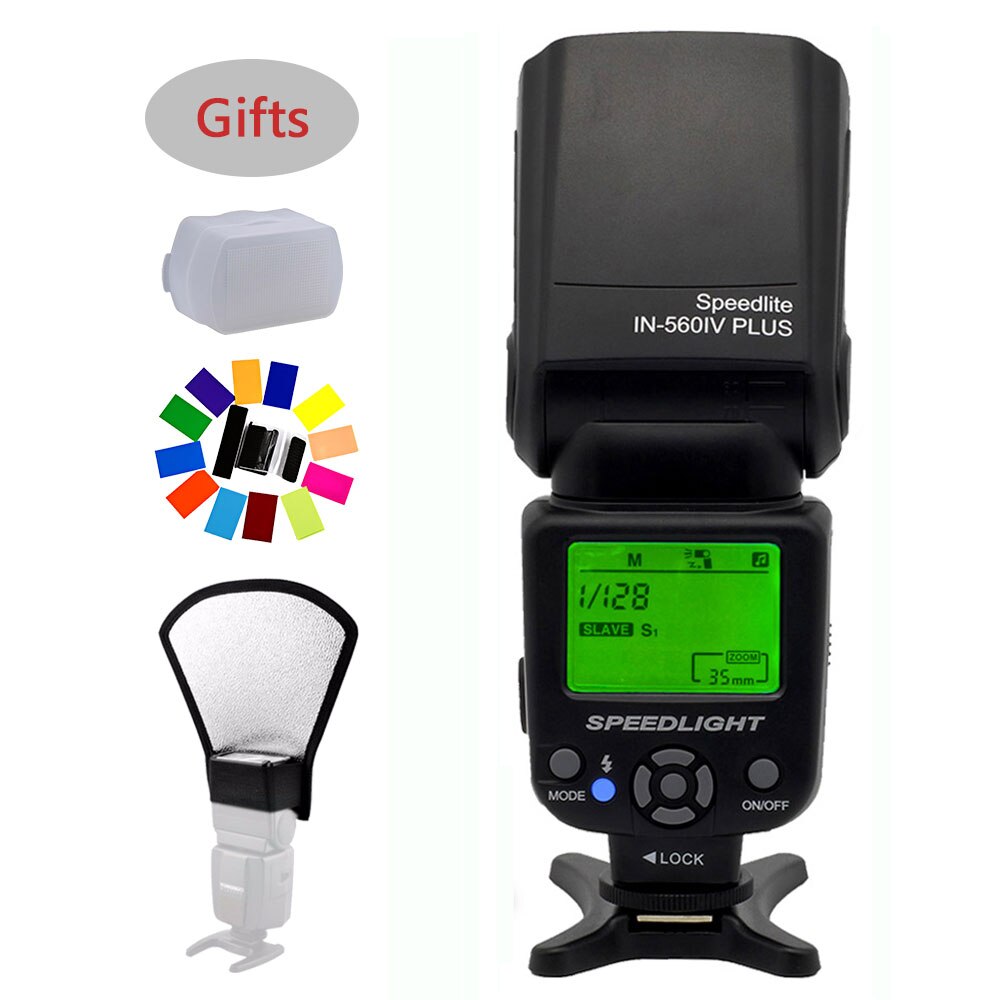 INSEESI IN-560IV IN560IV PLUS & PIXEL M8 LCD FlashLight Wireless Flash Speedlite &TF-362 Wireless Flash Trigger for Nikon Camera: INSEESI IN560 PLUS