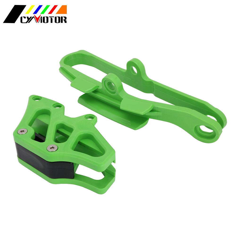 CNC Plastic Motorbike Protector Chain Guard Guide &amp; Slider Guard For Kawasaki KXF250 KXF450 KXF 250 450 KX250F KX450F