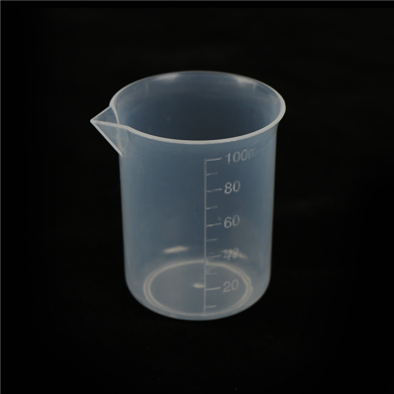 1/10 stücke 20-1000ml Kunststoff Absolvierte Messbecher Flüssigkeit Container Epoxy Harz Silikon, Der Werkzeug Transparent mischen Tasse: 100ml 2pcs