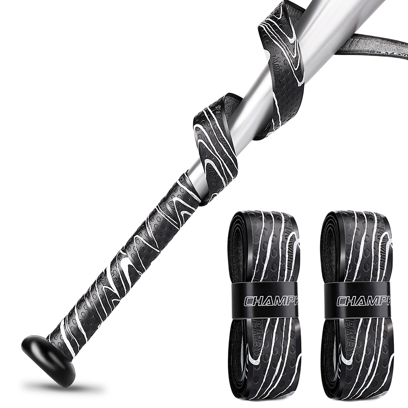 Pu baseballbat tape, 1.75mm stk. stødabsorberende, flerfarvet, skridsikkert sportstilbehør, bockey, cricket, softballbat, greb