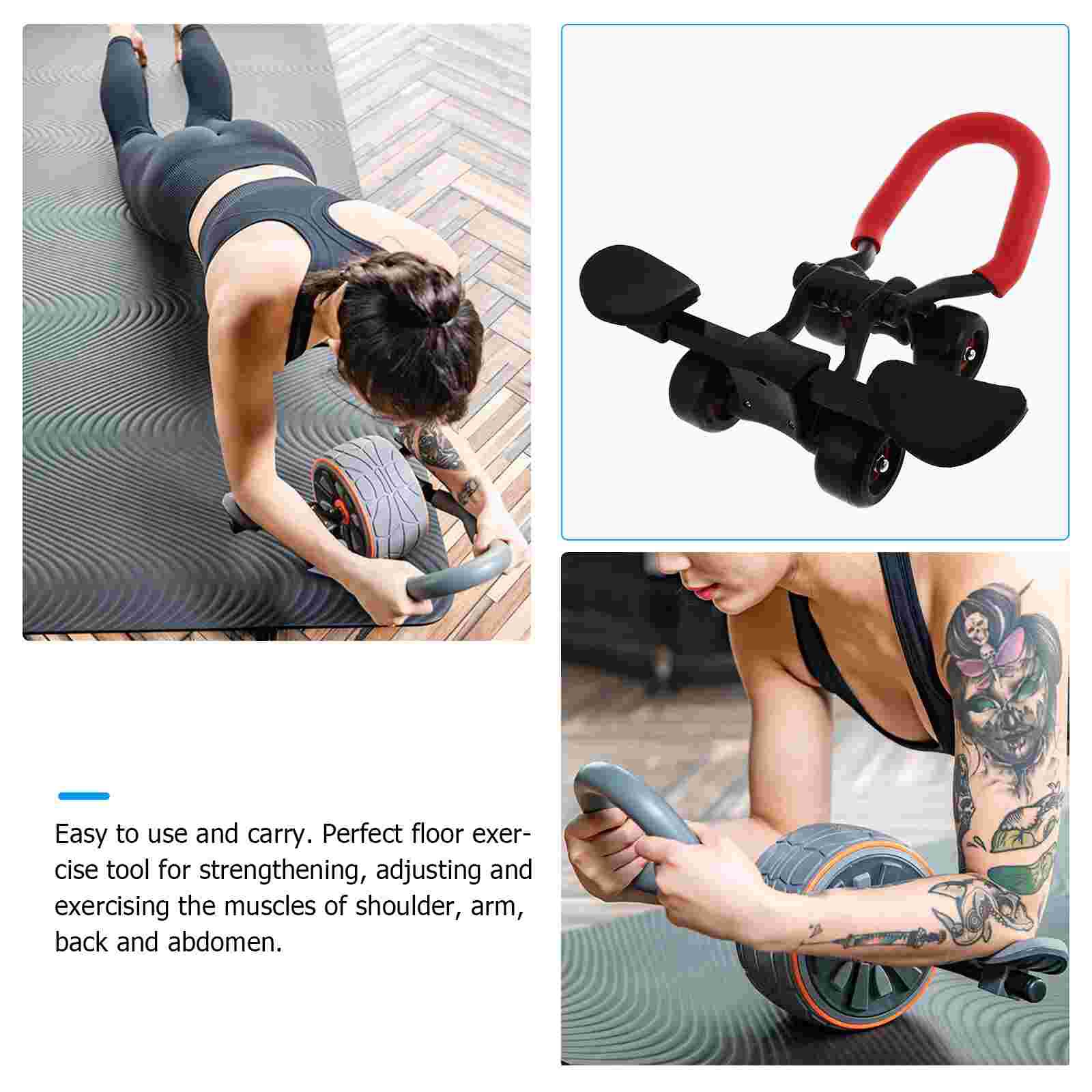 1Pc Fitness Accessory Fitness Tool Abdominal Wheel Muscle Training Tool for Home Indoor Gym Office