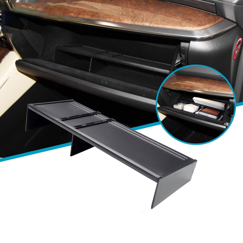 Auto Handschuh Kasten Organizer EinfüGen Sortierung Partition für Toyota Alphard 30 Ah30 Vellfire 16-19: Lila