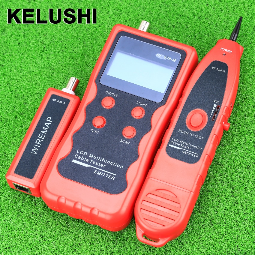 Cable Tracker Phone Line Tester BNC Network Finder USB RJ45 Wire Tracer NF-838