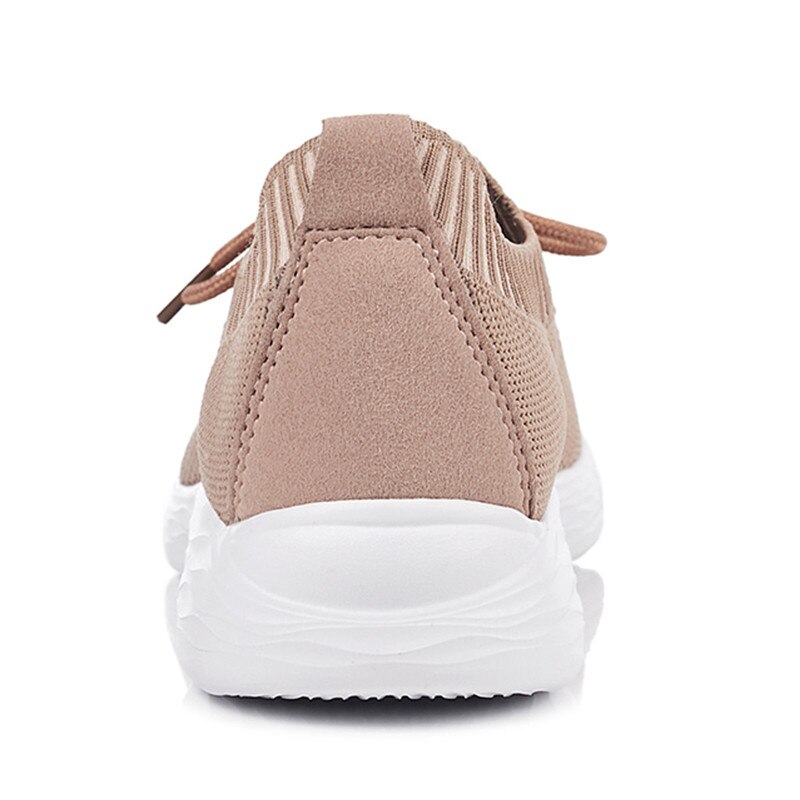 BEYARNE-Zapatillas deportivas de tela ligera para mujer, Calzado cómodo e informal para caminar, para primavera y otoño