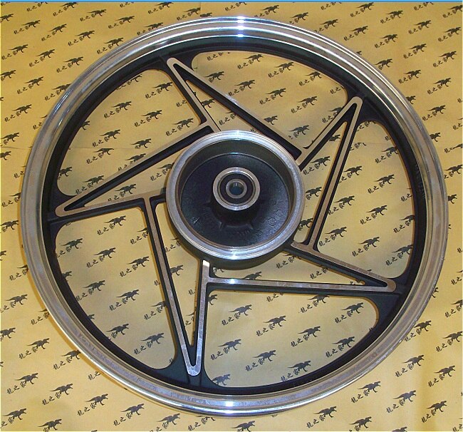 EN125-2/3 HJ125K-A/2A/3A Motorcycle Front Aluminum Alloy Wheel Hub Motorbike Scooter Rear Rims Back Wheel