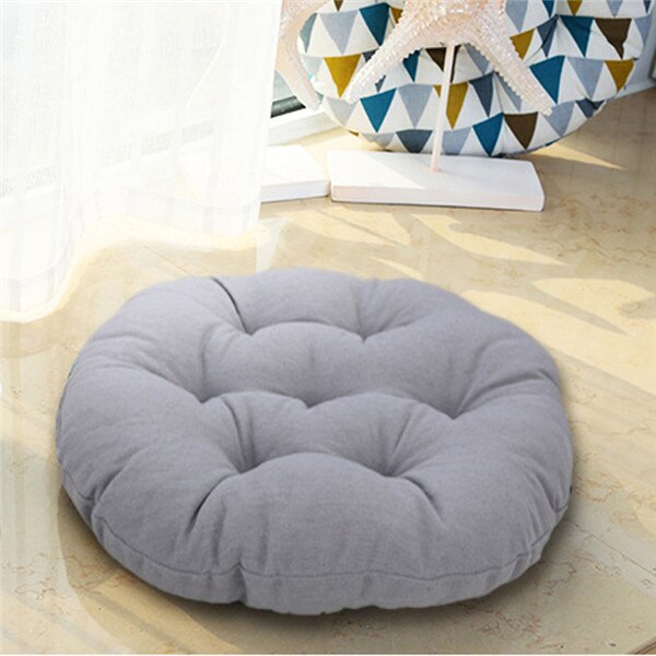 40Cm Modern Lounger Minimalism Floor Cushions Round Comfortable Print Flower Seat For Kids Home Office Soft Pillow: 14