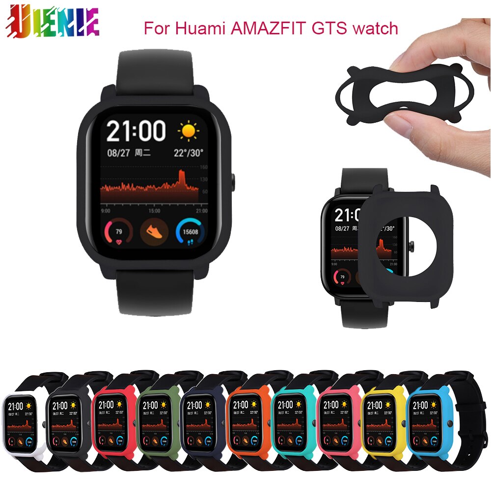 Weiche Silikon Schutzhülle fallen Für Huami Amazfit GTS SmartWatch Hülse Für Huami AMAZFIT GTS Volle-abgedeckt Schutzhüllen