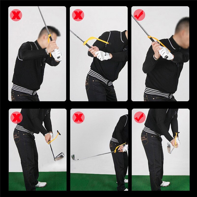 Golf Swing Trainer Golf Training Aid Swing Corrigeren Tool Golf Swing Pols Gebaren Posities Corrector Golf Beginner Uitlijning