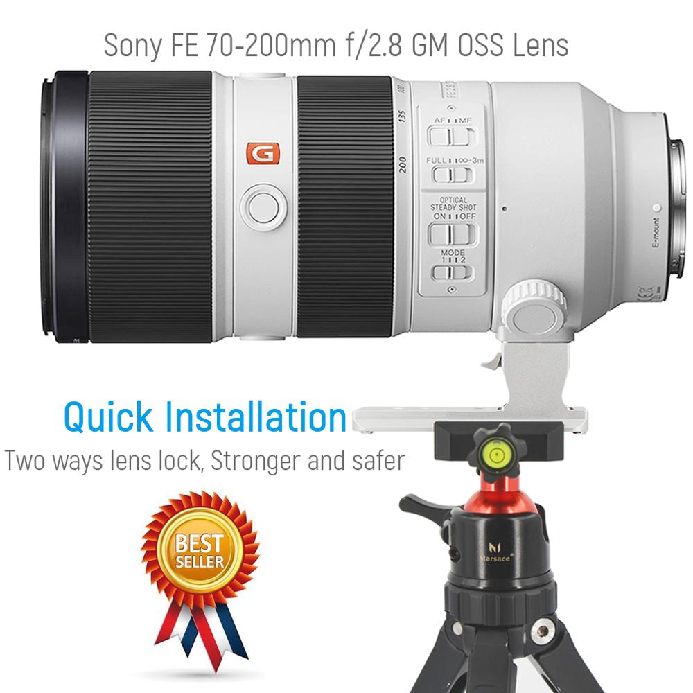 Lentille Collier Trépied Monture Col Remplacement Support pour Sony FE 100-400M GM OSS, FE 70-200M GM OSS, E PZ 18-110mm F4 G OSS