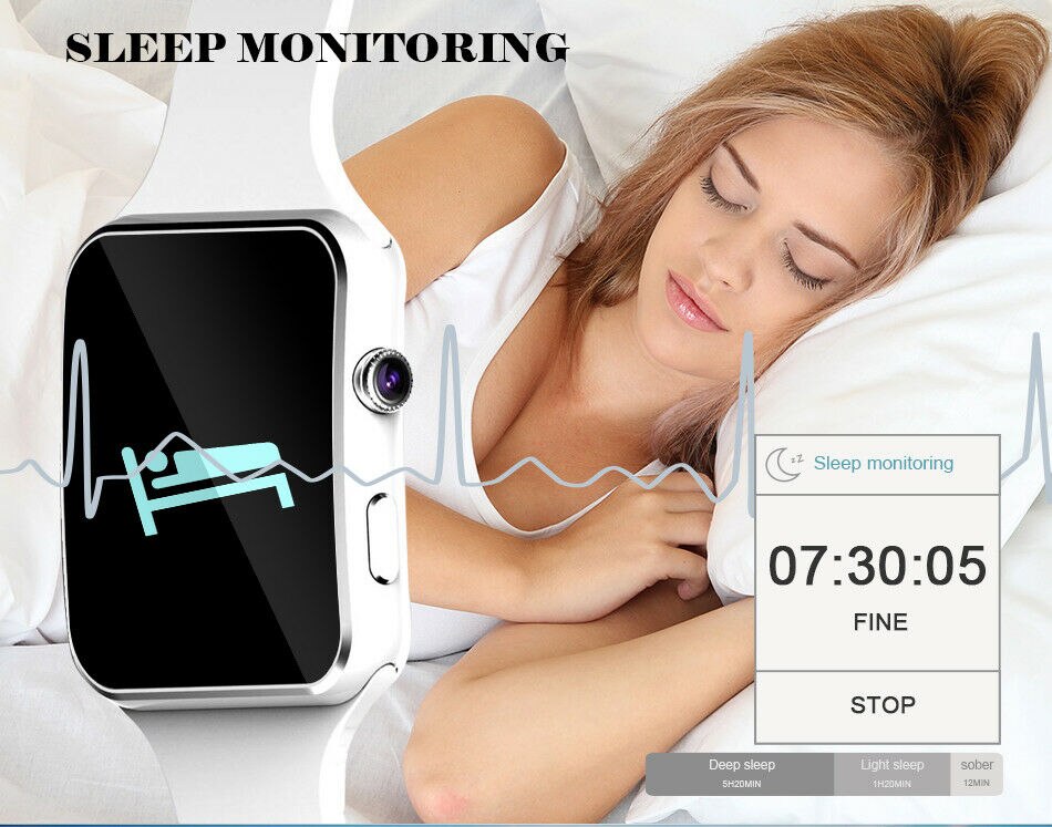 Reloj inteligente Bluetooth de para hombre X6, reloj inteligente deportivo con cámara, compatible con tarjeta SIM, Whatsapp, en Facebook