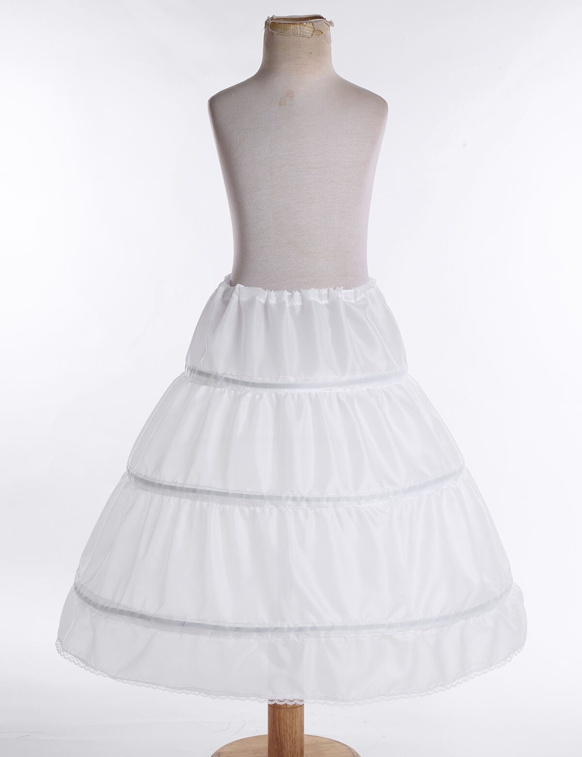 Sottogonna Bianca Amosfun In Tulle Per Abiti Lolita E Cosplay, Senza Cerchi, Vita Elastica, Taglia Media, Gonfia E Morbida
