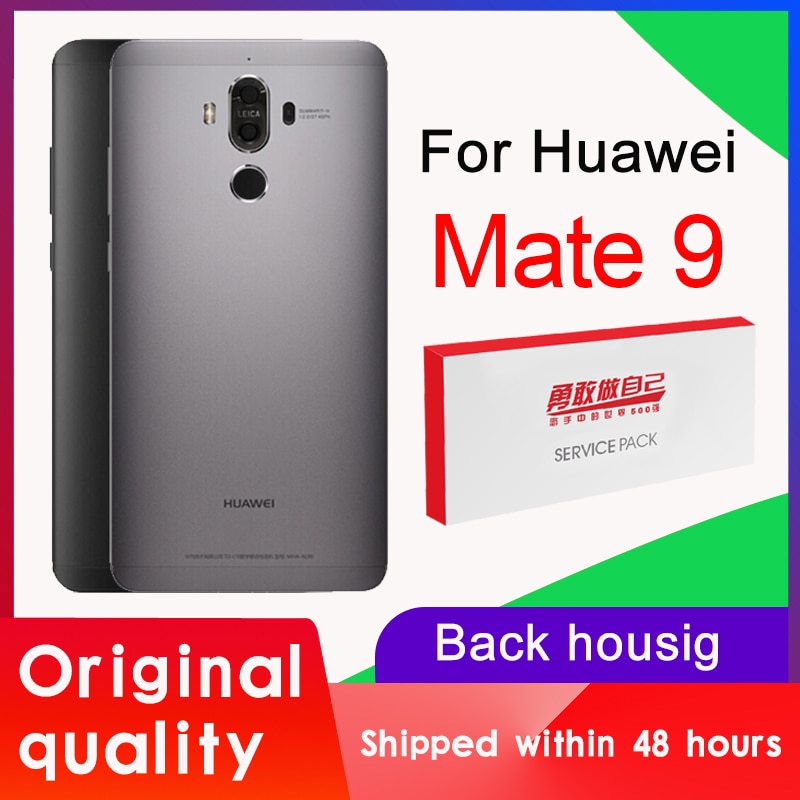 Originele Terug Behuizing Vervanging Voor Huawei Mate 9 Back Cover Batterij Glas Met Sticker Voor Huawei Mate 9 Achter cover