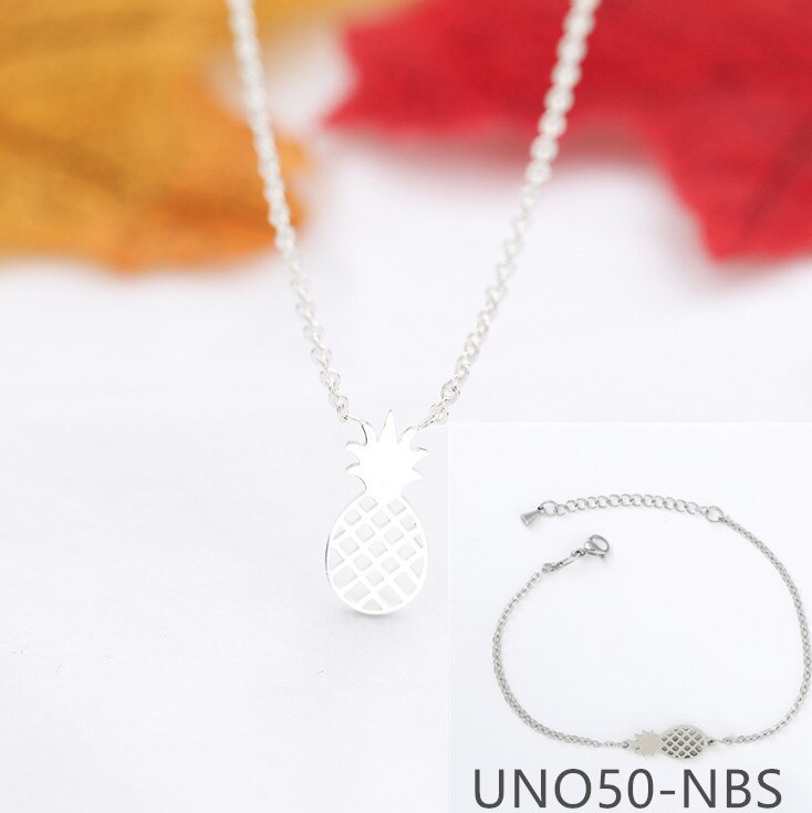 Kleine Obst Halskette Anhänger Elegante Frauen Schmuck Mädchen UNO50: UNO50-NBS