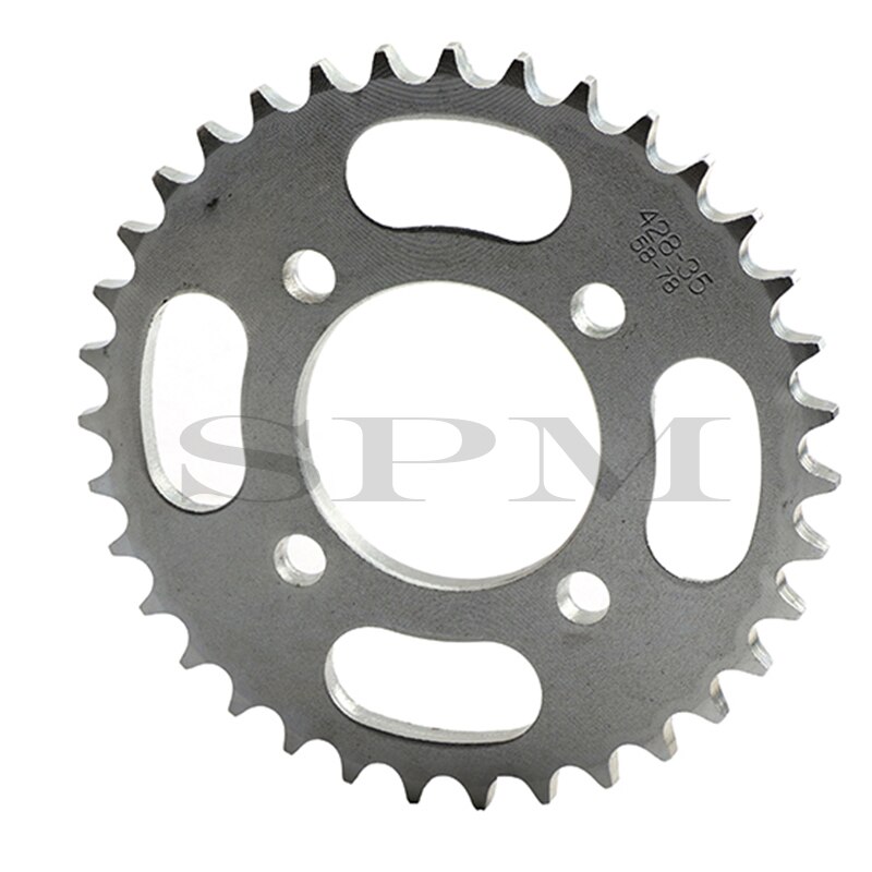 428 35 tooth 35T 58MM Rear Chain Sprocket For ATV Quad Pit Dirt Bike Buggy Go Kart Motorcycle Motor Parts 428-35T