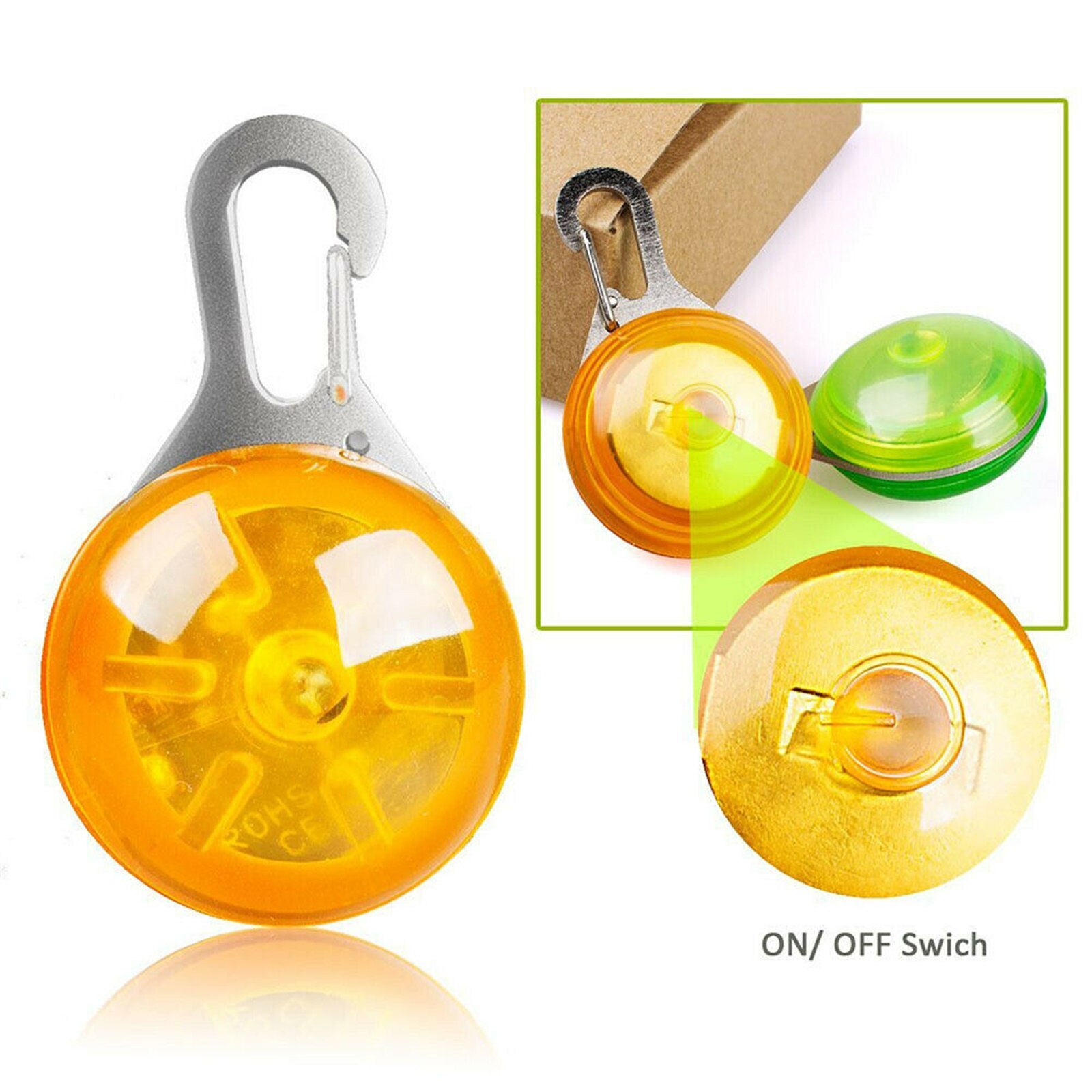Collier lumineux à LED pour chat, pendentif lumineux, décoration, ornement, accessoires pour petits animaux de compagnie, chaton, sécurité nocturne