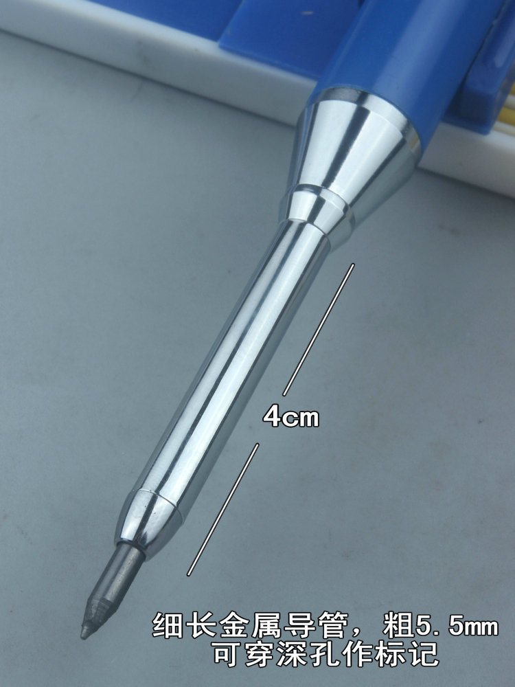 Marqueur de trous profonds, crayon mécanique de 2.8mm, Conduit métallique mince, peinture, utilisation en profondeur du marquage d'ingénierie au plomb épais