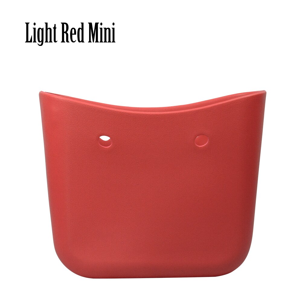 Obag style Mini Bag Body EVA bag O women bag rubber silicon waterproof women Handbag without logo: Light red mini