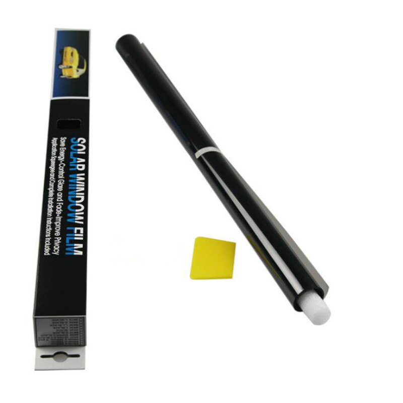 50*100cm bil hjem vindue glas toning toning film rulle med skraber til sidevindue anti uv film transmittans 5% 15% 35% 50%