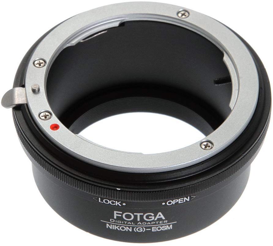 Fotga Lens Mount Adapter Ring Voor Nikon G F Ai Ais AF-S Lens Canon Eos M M2 M3