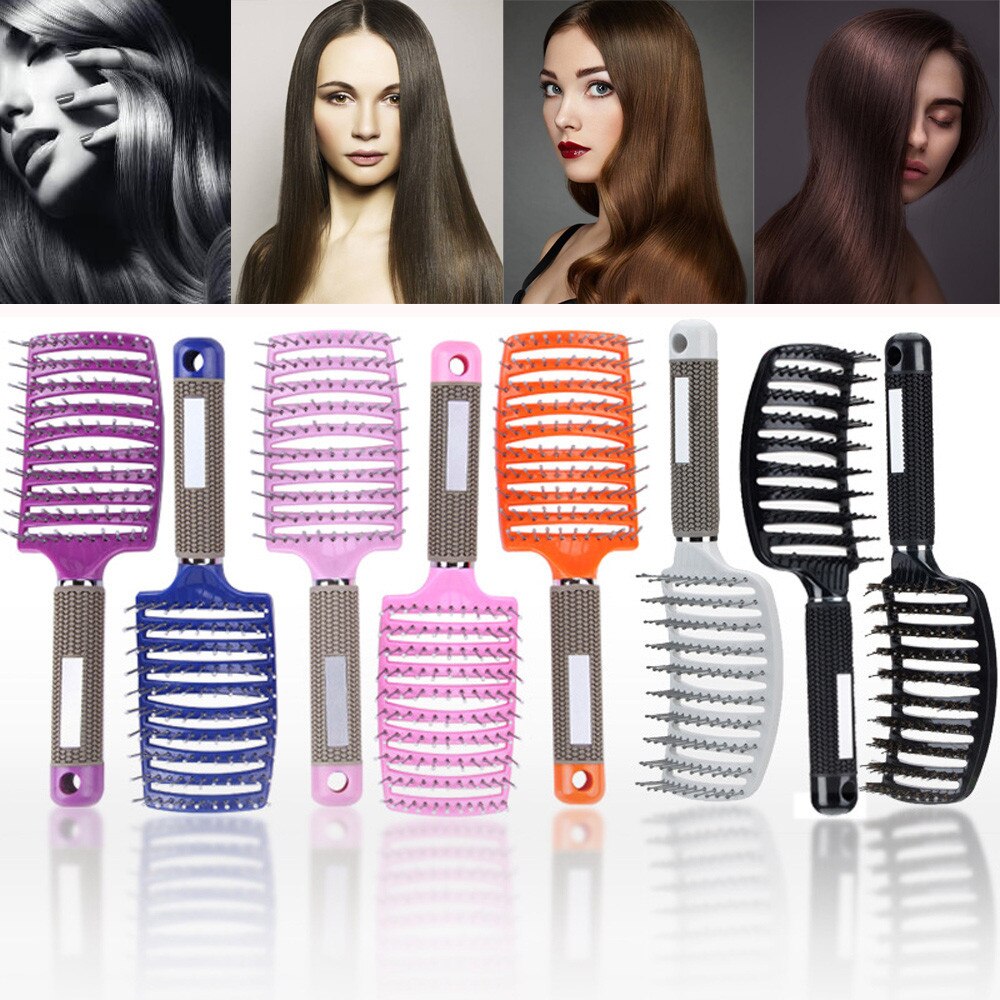Salon Vent Hair Brush Anti-Static Hair Styling Scalp Massage Comb