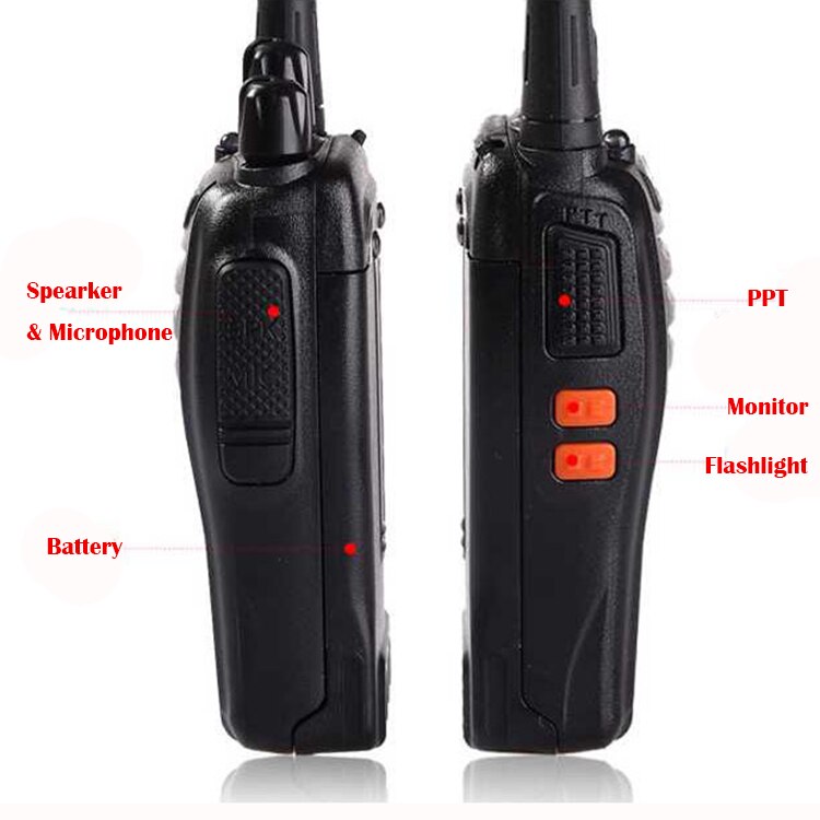 Originele PPT Bao feng BF 888 S Walkie Talkie 5 W Pofung Politie Apparatuur Met Handige Talkie Uhf Mobiele Radio 888 BaoFeng Bf-888s