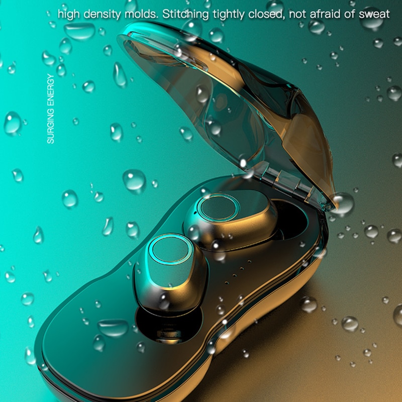 Draadloze oordopjes met bluetooth 5.0 touch control hoofdtelefoons 9d stereo waterdichte oordopjes sportwagenvormige oplaadbox