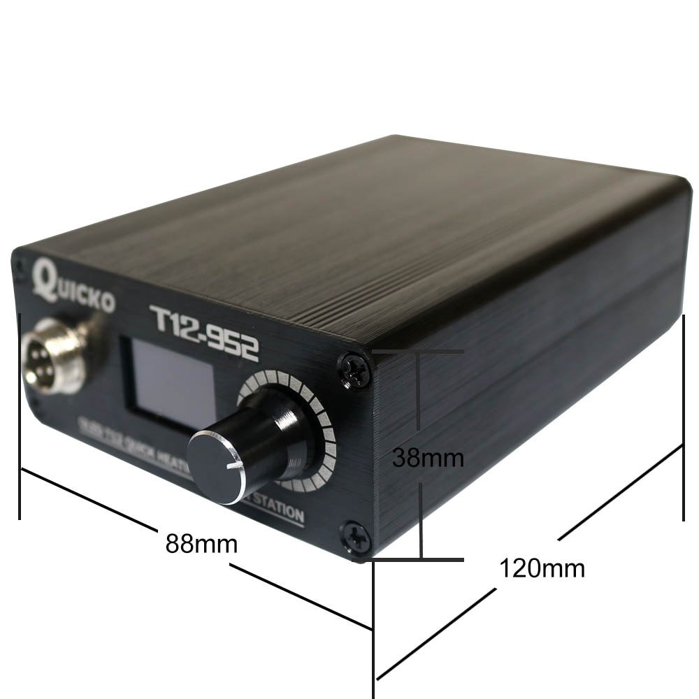 Quick Heating T12 soldering station electronic welding iron version STC T12 OLED Digital Soldering Iron T12-952 QUICKO
