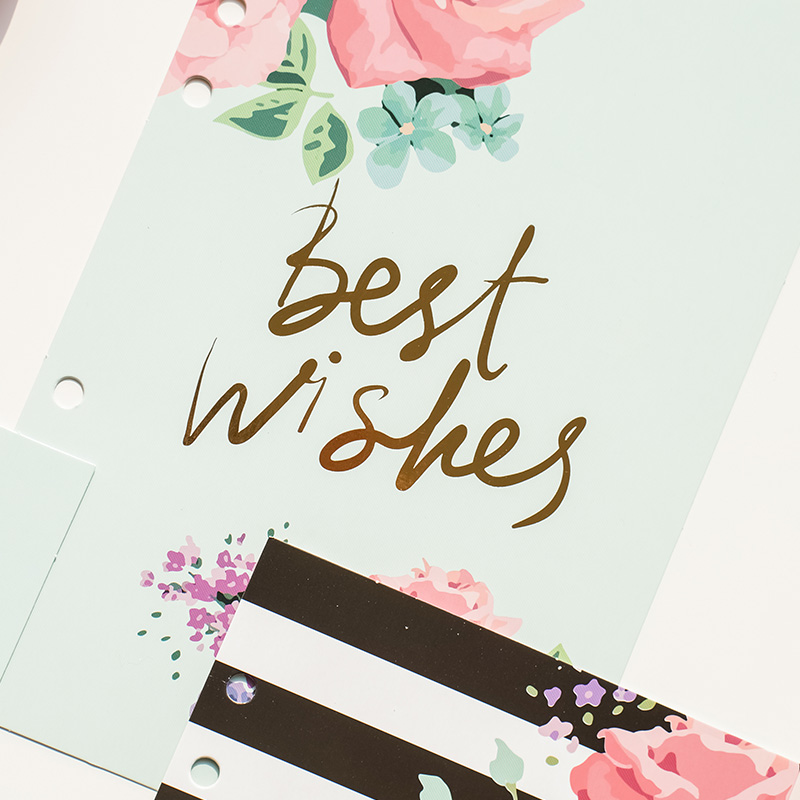 cartoon dividers set for spiral notebooks,candy 6 holes index paper for personal diary binder weekly planner A5 A6