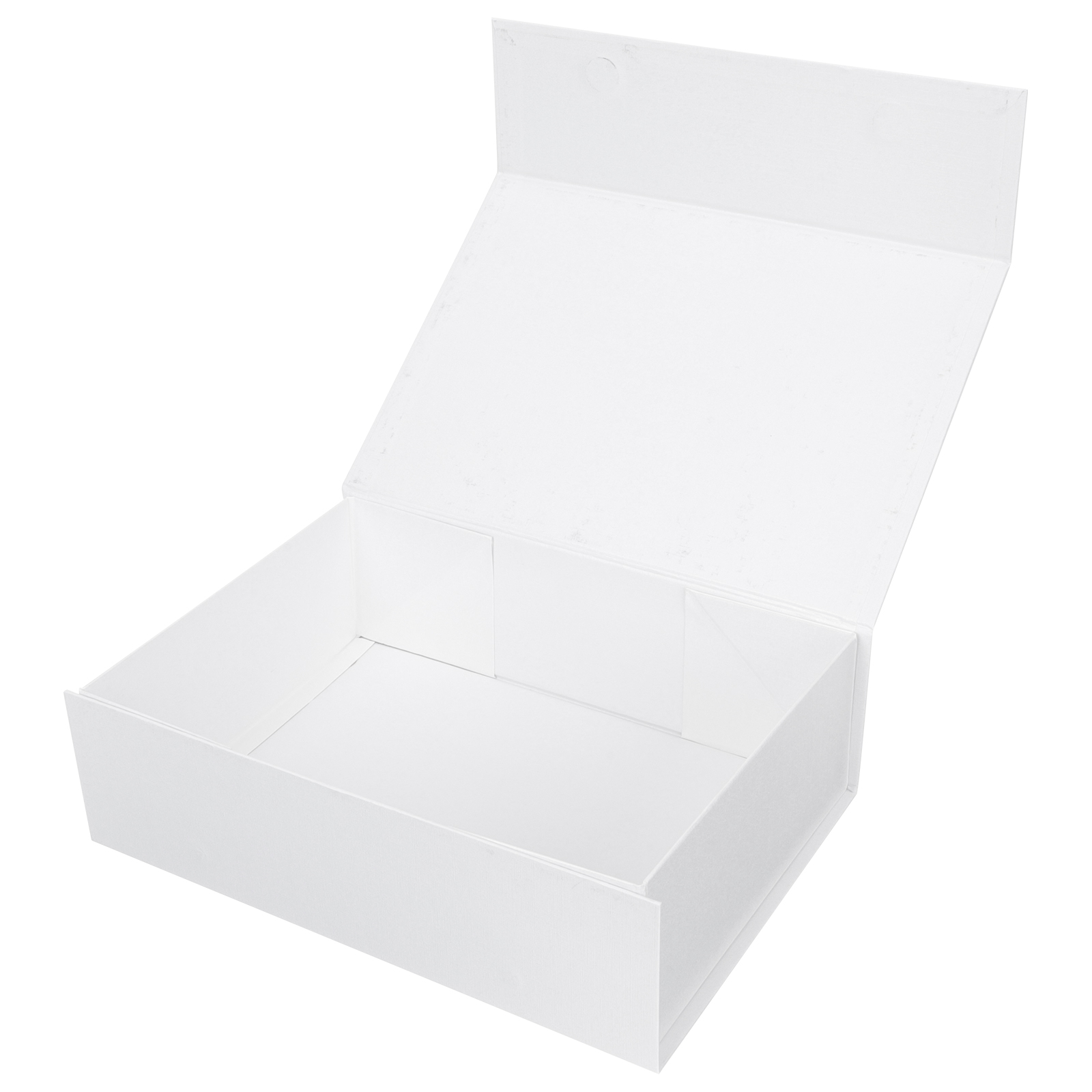 Magnetic Closure Foldable Storage Box Premium Material Container Protective Packaging Boxes Collapsible With Lid For: WHITE