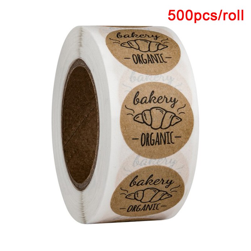 Hand Made Baked With Handmade Home Made Bakery Sticker Labels For Baked Food Bread Cake Package Decor