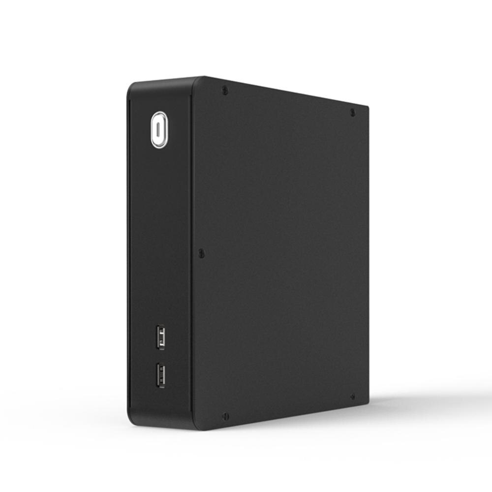 E.mini U3 Thin MINI-ITX Case Aluminum PC Chassis HTPC Dual USB2.0 computer case