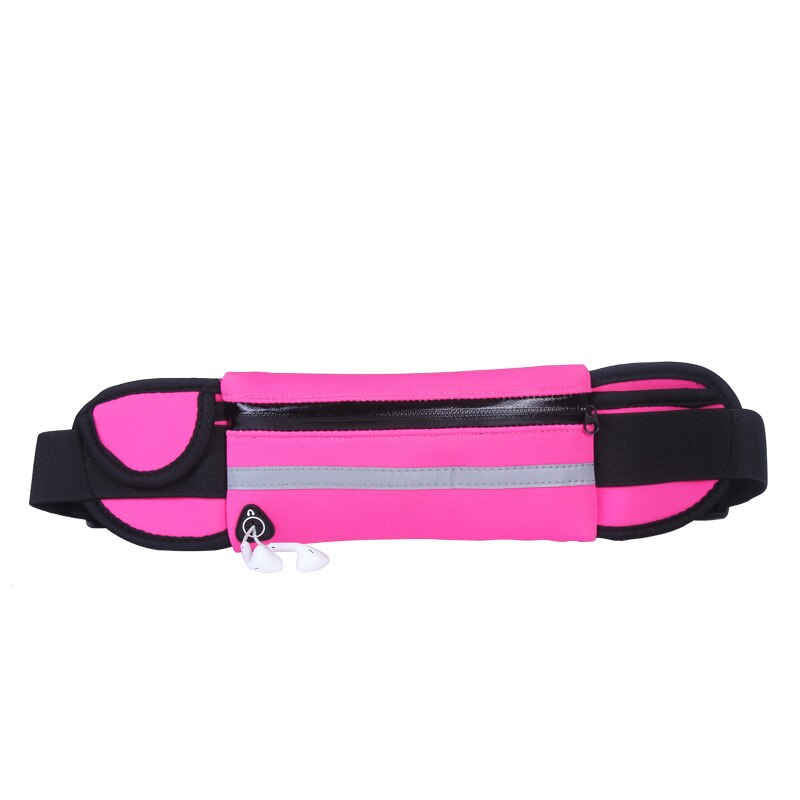 mini fanny pack for women Portable convenient USB waist pack Travel multifunctional waterproof phone belt bag 192: hot pink