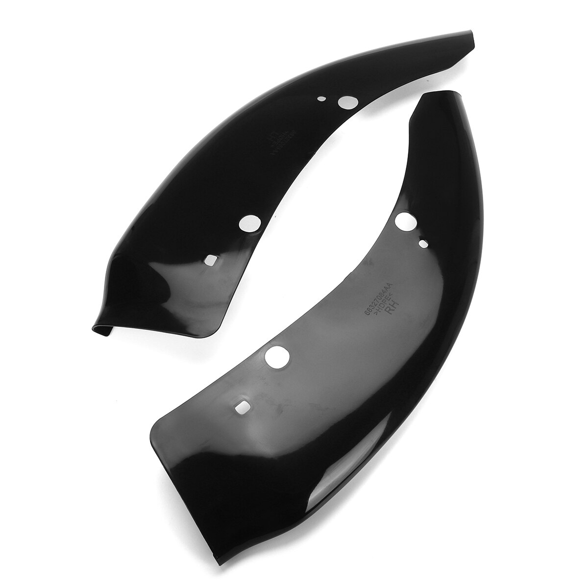 2xCar Front Bumper Splitter Lip Diffuser Spoiler Guard Protector Bumper Deflector Lips For Dodge Charger SRT Scat Pack