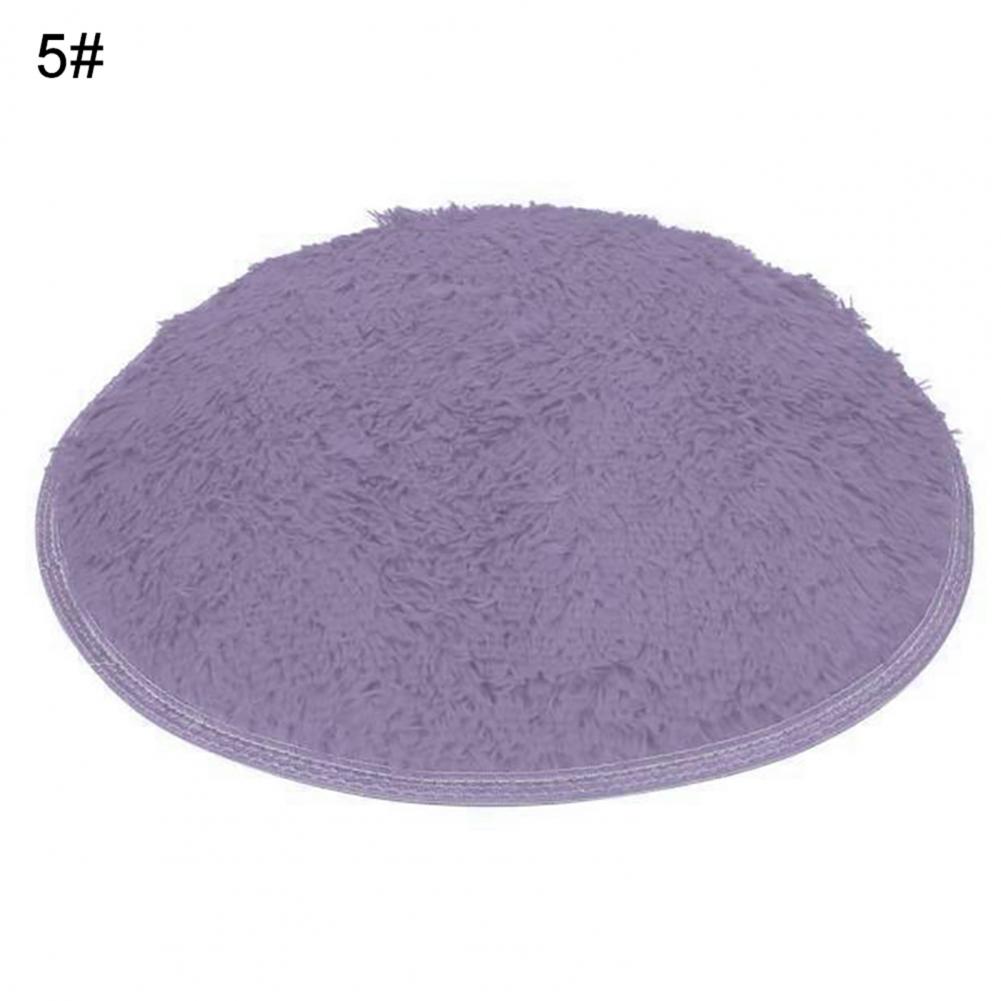 40Cm Duurzaam Ronde Zachte Koralen Fleece Badmatten Badkamer Slaapkamer Keuken Antislip Vloermat Wateropname Tapijt thuis Deurmat