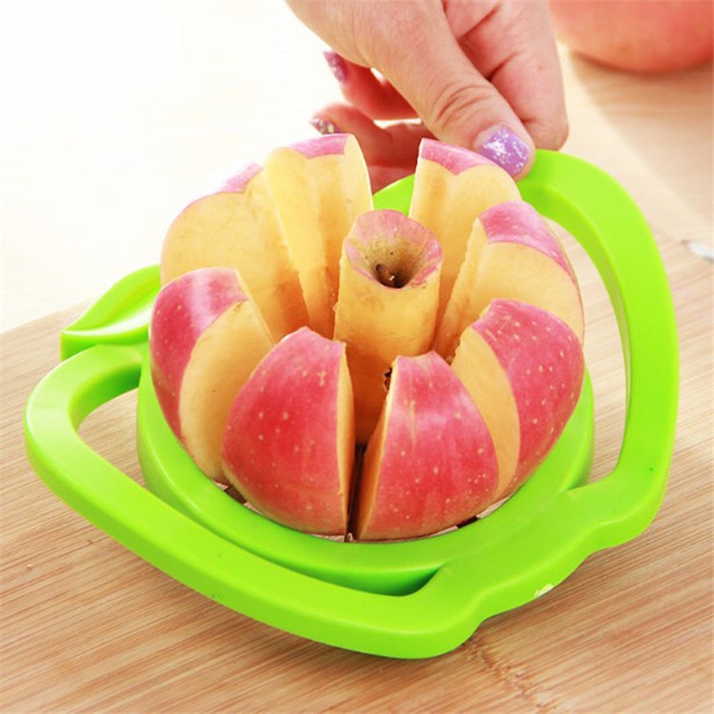 Rvs Groente Fruit Peer Apple Cutter Slicer Processing Salades Gereedschap Picknick Fruit Slicer Keuken Accessoires. L