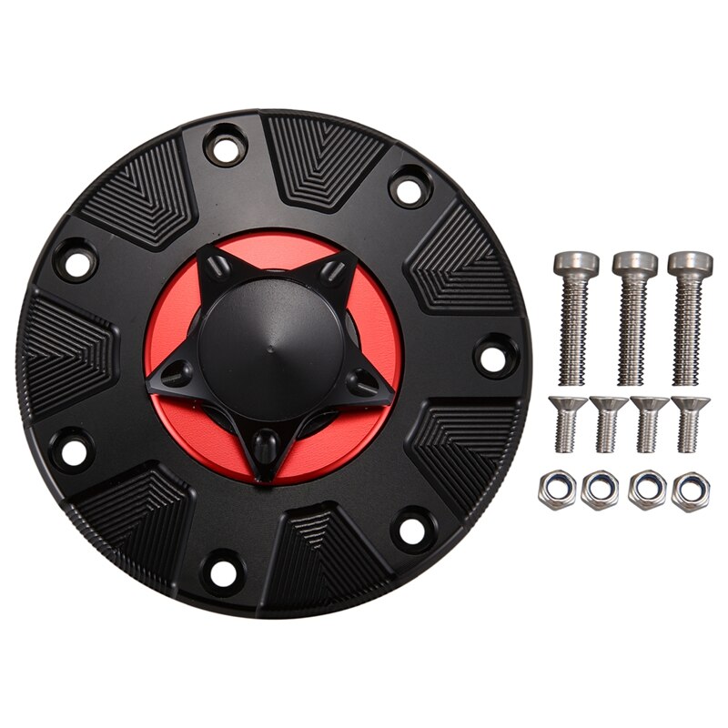 Gas Fuel Tank Cover Voor Kawasaki ZZR400 ZZR600 ZZR1100 1993-2006 Motorfiets Accessoires Cnc Aluminium Olie Cap: Default Title