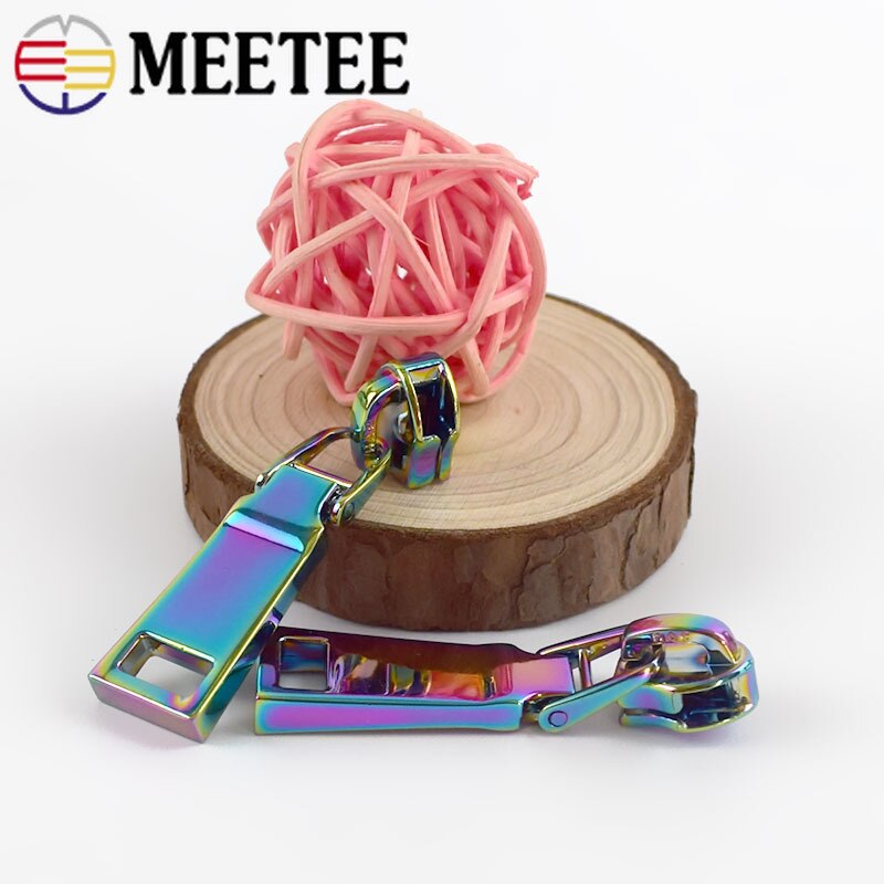 5/10 pièces couleur couture Zip curseur pour 5 # fermetures à glissière en Nylon bricolage sac poche sac à main fermeture éclair curseurs Zips réparation remplacement tailleur outils