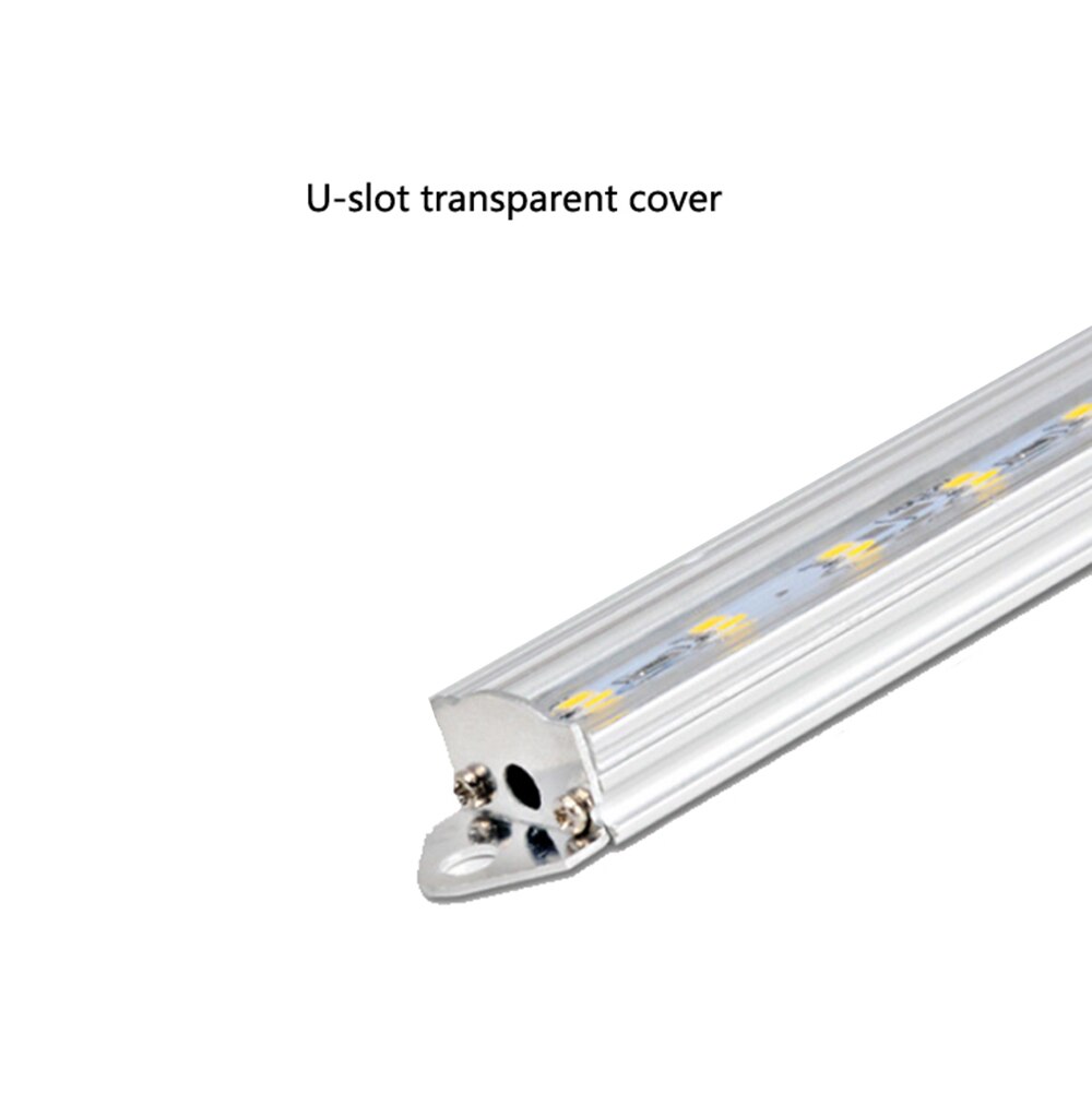 50cm Double Row LED Hard Bar Light Aluminium Rigid Strip Cool White Warm White 12V LED Light Lamp 5PCS