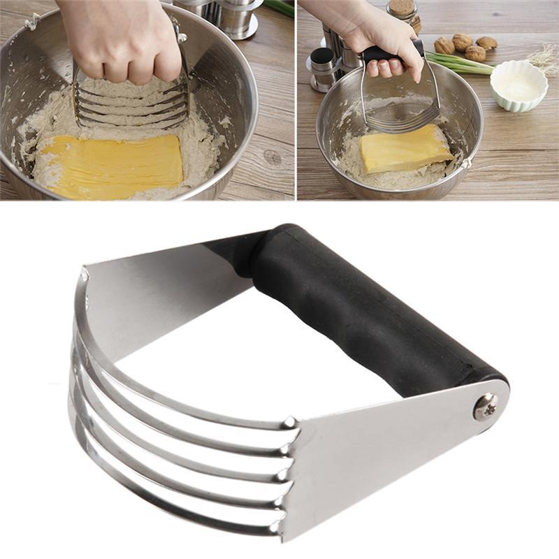 Gebak Cutter Rvs Keuken Ambachtelijke Bakken Deeg Blender Mixer voor Cookie Cake Muffin Cutter Met Blades Whisk Tool