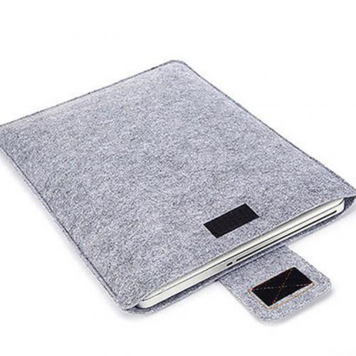 13-calowa, 15-calowa, filcowa, wąska torba na tablet MacBooks Air Pro, jednokolorowa torba do przechowywania tabletu: 13" / Beżowy