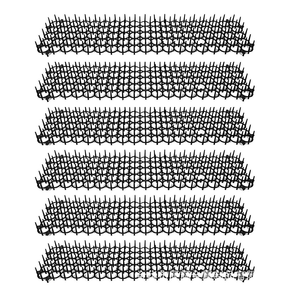 13X49Cm Tuin Kat Scat Matten Katten Netto Anti-Kat Honden Repellent Mat Prikkeling Strips Houden Katten weg Veilig Plastic Spike Doorn