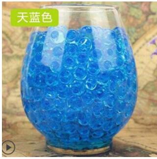 ¡Venta! Bola de Gel de cuentas de agua de suelo de 100 piezas para el barro de flores, Bolas Mágicas de gelatina, plantas florales, verduras, hogar decoración: 4