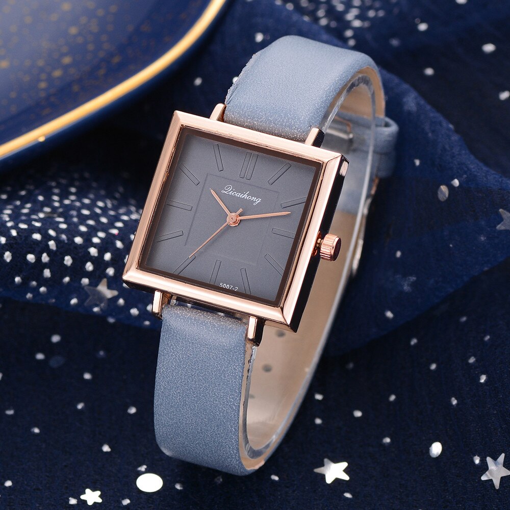 Top Brand Women Wrist Bracelet Watch Contracted Leather Crystal WristWatches Women Dress Ladies Quartz Clock Zegarek Damski