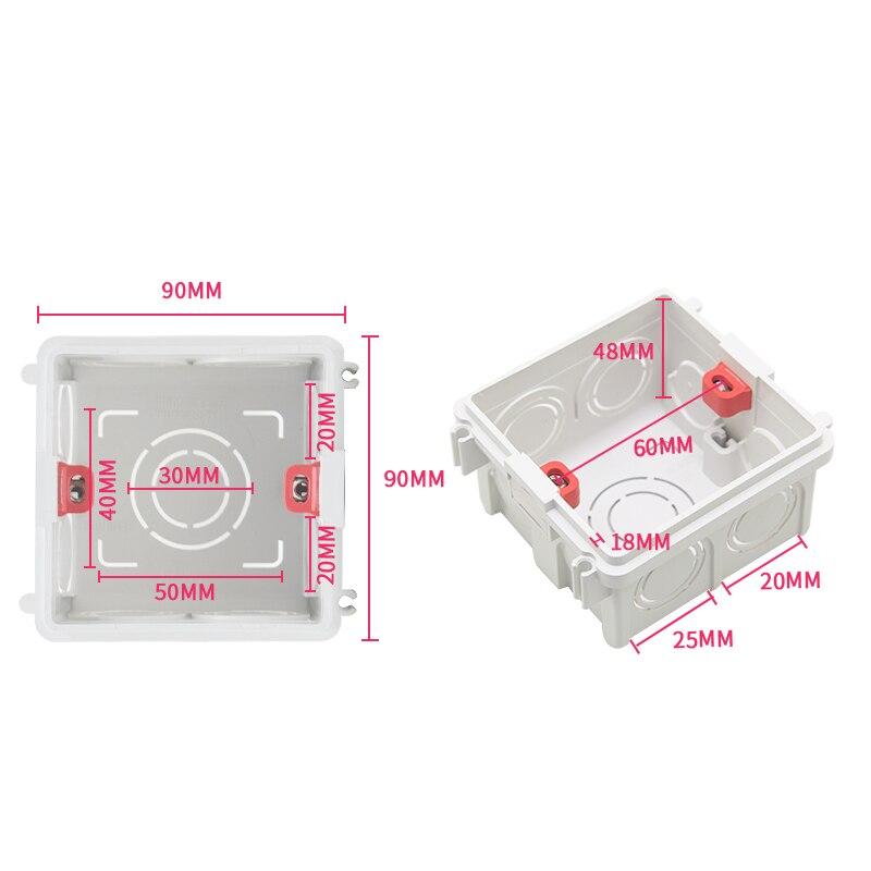 Kxn Schakelaar Socket Bottom Box Type 86 Verborgen... – Grandado